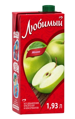 Напиток сокосодержащий ЛЮБИМЫЙ "Яблоко" 1.93 л