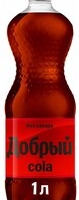 Напиток ДОБРЫЙ "Кола без сахара" сильногазированный 1 л