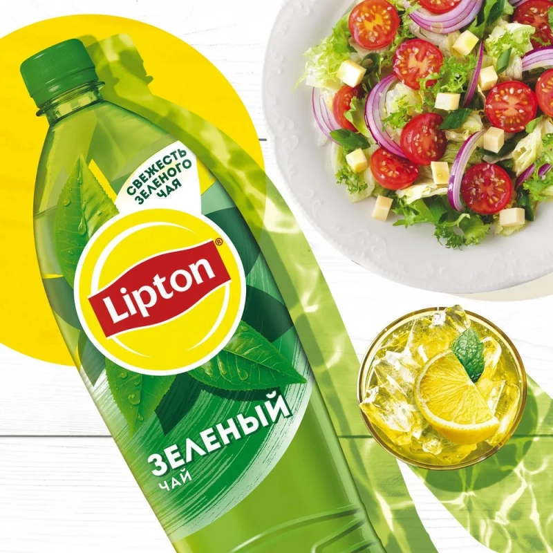Холодный чай LIPTON зелёный 1.5 л ПЭТ