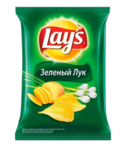 Чипсы LAYS "Зеленый лук" картофельные 140 г