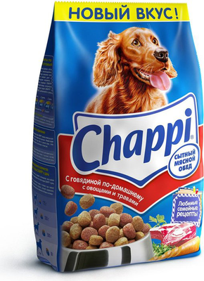 CHAPPI "Сытный мясной обед" по-домашнему с говядиной 2.5 кг