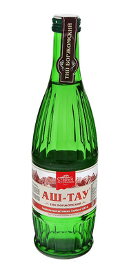 Вода минеральная АШ-ТАУ питьевая лечебно-столовая газированная 0.5 л с/б