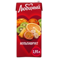 Нектар ЛЮБИМЫЙ "Тропический микс" 1.93 л