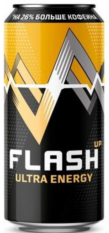 Флэш напиток энергетический Ultra Energy золотой 0.45 л ж/б