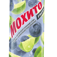 Напиток ОЧАКОВО "Коктейль Мохито черника-голубика" среднегазированный 0.45 л