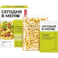 Макаронные изделия MAKFA "Сегодня в меню" паста с соусом из ароматных трав по-лигурийски 340 г