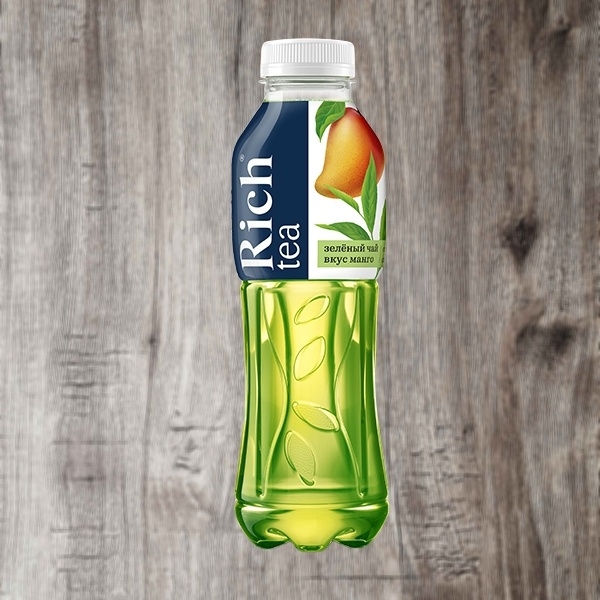 Холодный чай RICH зелёный со вкусом манго 0.5 л Холодный чай RICH зелёный со вкусом манго 0.5 л