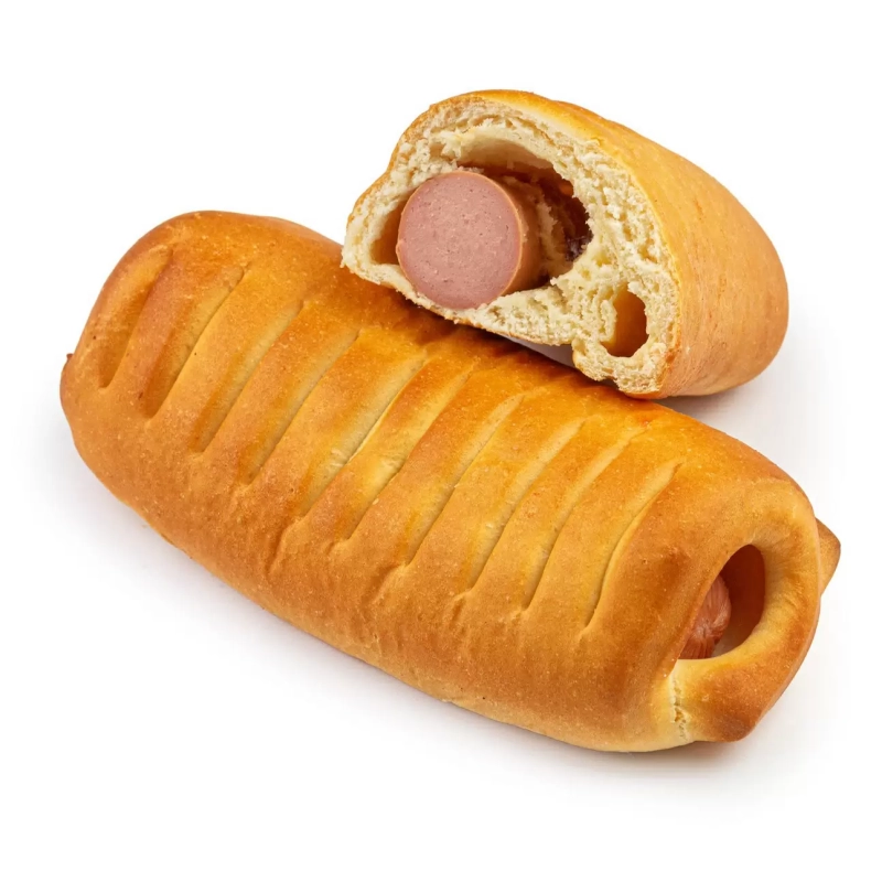 Булочка с сосиской 0,1 Афип