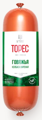 Колбаса ТОРЕС Колбаса ТОРЕС "Классическая" вареная третий сорт 450 г