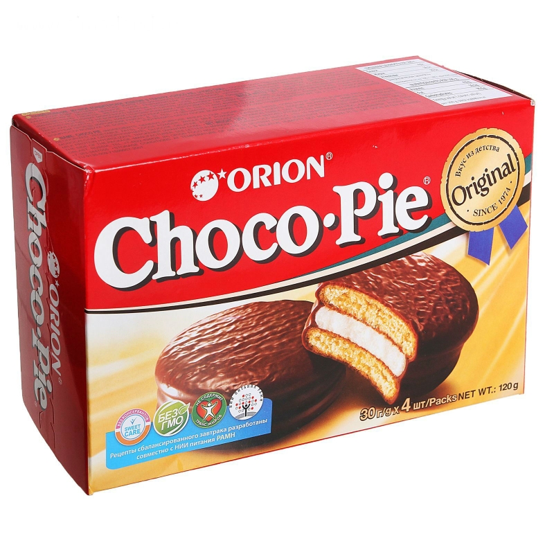 Печенье ORION Choco-Pie 120 г 4шт
