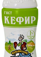 Кефир КУБАНСКИЙ МОЛОЧНИК 900 мл 1% ПЭТ