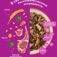 WHISKAS рагу с говядиной и ягненком 75 г