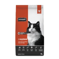 полнорационный сухой корм для активных кошек с индейкой