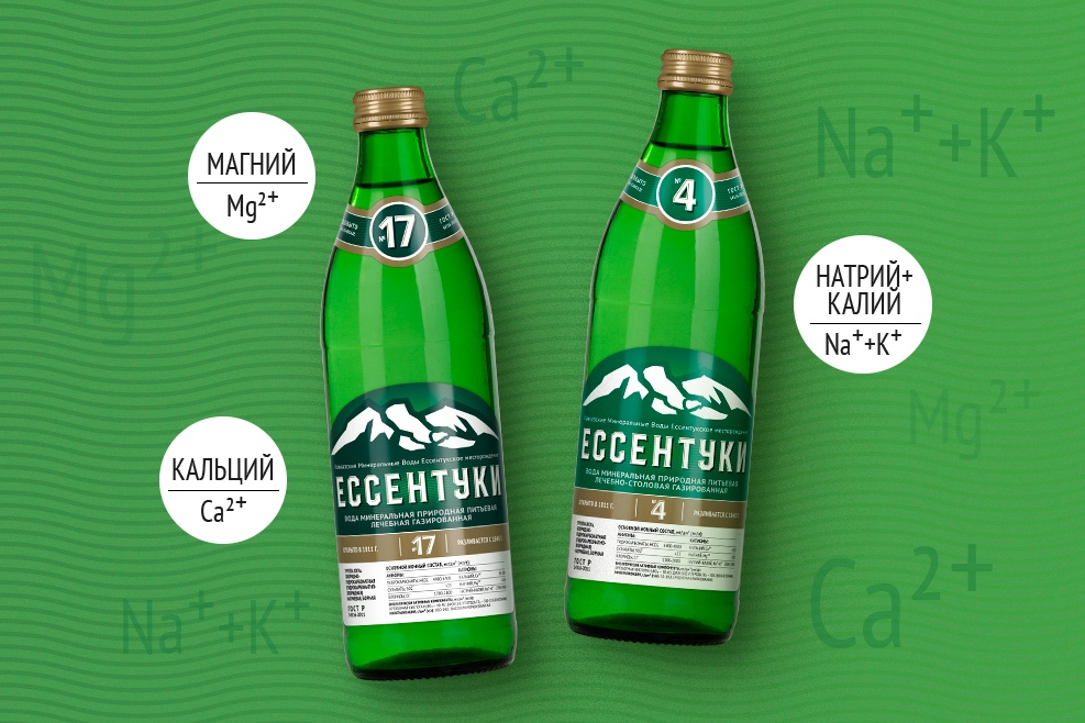 Вода минеральная ЕМВ "Галерея источников №4 г. Ессентуки" лечебно-столовая газированная 1.5 л