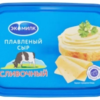 Сыр ЭКОМИЛК плавленый сливочный 200 г 55%