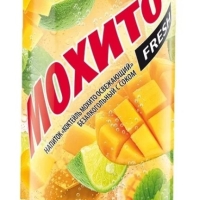 Напиток ОЧАКОВО "Коктейль Мохито освежающий манго" среднегазированный 0.45 л