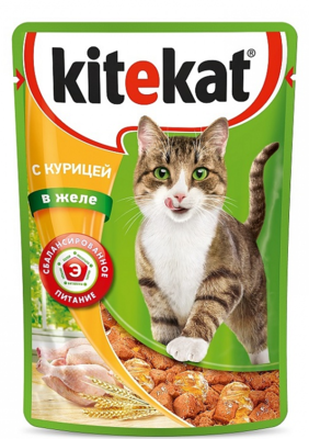 KITEKAT с курицей в желе 85 г