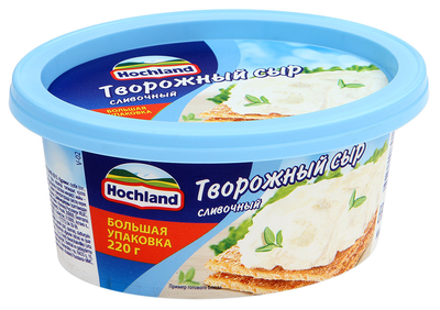 Сыр HOCHLAND творожный сливочный 220 г 60%