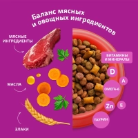 WHISKAS подушечки для стерилизованных кошек и котов с говядиной 350 г