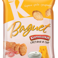 Сухарики КИРИЕШКИ Baguet пшеничные сметана и сыр 50 г