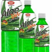 Напиток сокосодержащий OCEAN DRINKS "Алоэ вера" с кусочками фруктов 525 мл