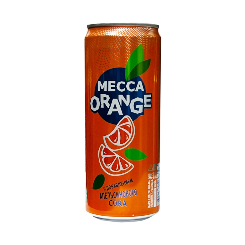 Напиток MECCA Напиток MECCA "Orange" сильногазированный 0.45 л