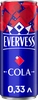 Напиток EVERVESS "Кола" сильногазированный 0.33 л