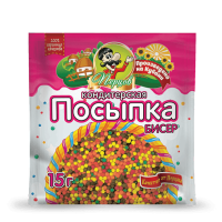Посыпка кондитерская ПЕРЦОВ бисер 15 г