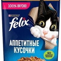 PURINA "Felix. Аппетитные кусочки" индейка в желе 75 г