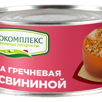 Каша АГРОКОМПЛЕКС гречневая со свининой 325 г