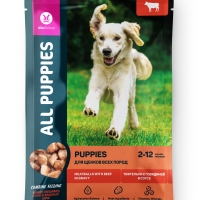 AII Puppies с говядиной и ягненком в соусе 85 г