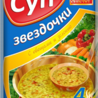 Суп РУССКИЙ АППЕТИТ "Звездочки" с овощами и зеленью 60 г