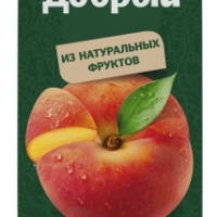 Напиток сокосодержащий ДОБРЫЙ яблочно-персиковый 2 л