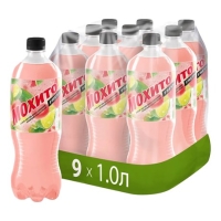 Напиток "Мохито fresh" клубничный среднегазированный 1 л