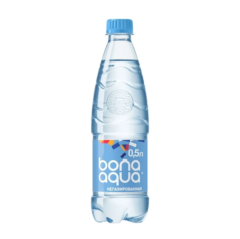 Вода питьевая BONAQUA газированная 0.5 л