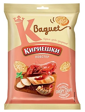 Сухарики КИРИЕШКИ Baguet пшеничные со вкусом лобстера 45 г