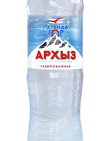 Вода минеральная ЛЕГЕНДА ГОР "Архыз" газированная 1.5 л