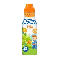 Напиток сокосодержащий АГУША "Вода и сок" яблоко-виноград с 12 месяцев 300 мл