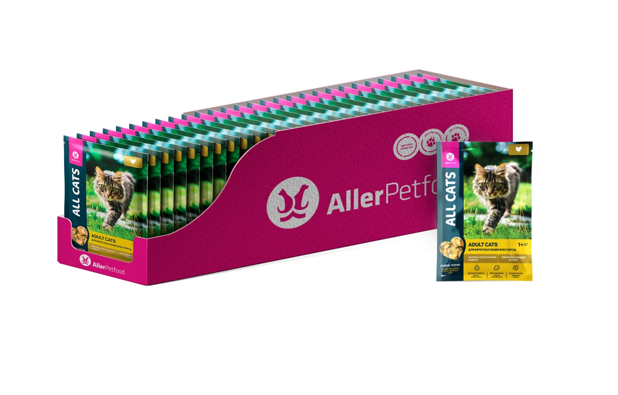 ALL CATS тефтельки с курицей в соусе 85 г ALL CATS тефтельки с курицей в соусе 85 г