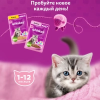 WHISKAS рагу с ягненком для котят 75 г