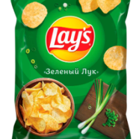 Чипсы LAYS "Молодой зеленый лук" 70 г