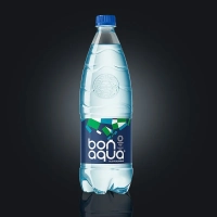 Вода питьевая BONAQUA газированная 1 л
