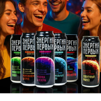 Напиток энергетический ЭНЕРГИЯ ПЕРВЫХ ЭНЕРГИЯ ЗВЕЗД "Энергия Звезд. Малина с Венеры" со вкусом малины газированный 450 мл