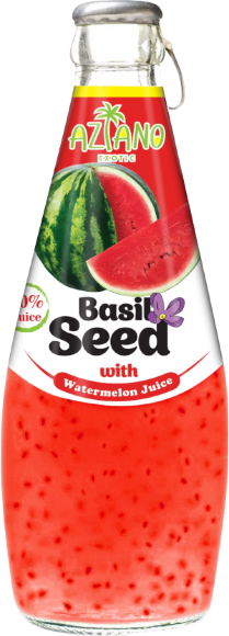 Нектар AZIANO Нектар AZIANO "Basil Seed" арбуз с семенами базилика 290 мл