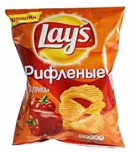 Чипсы LAYS рифленые паприка 140 г Чипсы LAYS рифленые паприка 140 г