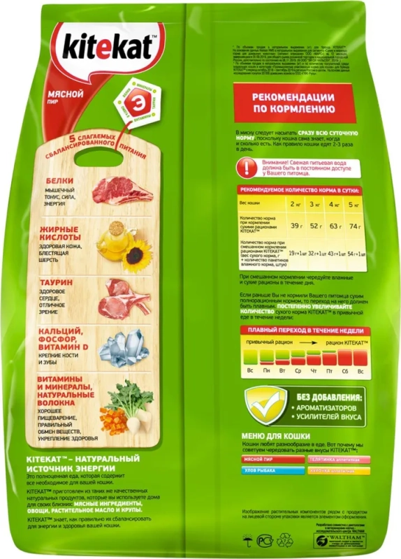 KITEKAT "Мясной пир" 800 г