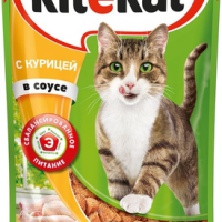 KITEKAT с курицей в соусе 85 г