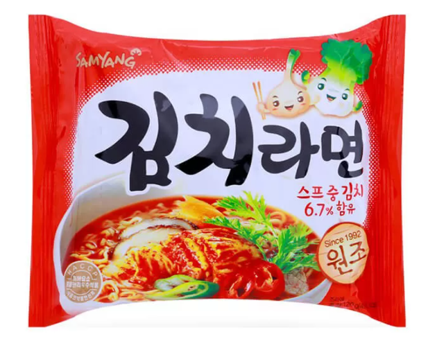 Лапша быстрого приготовления SAMYANG "Kimchi Ramen" 120 г