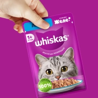 WHISKAS желе с лососем 75 г