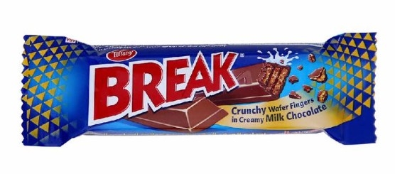 Батончик TIFFANY "Break Bar" шоколадный вафельный 12.5 г